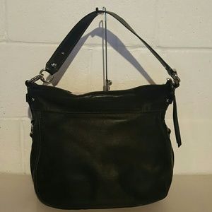 Coach Zoe black Leather Hobo F14706